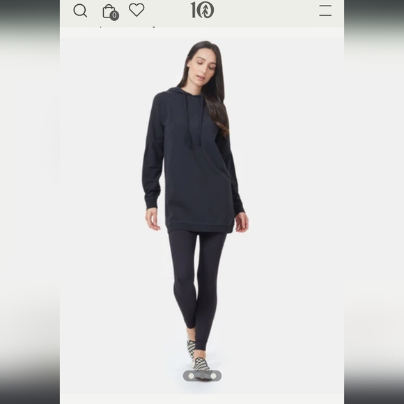 Ten Tree Organic Cotton Hoodie Dress Large - Picture 2 of 8